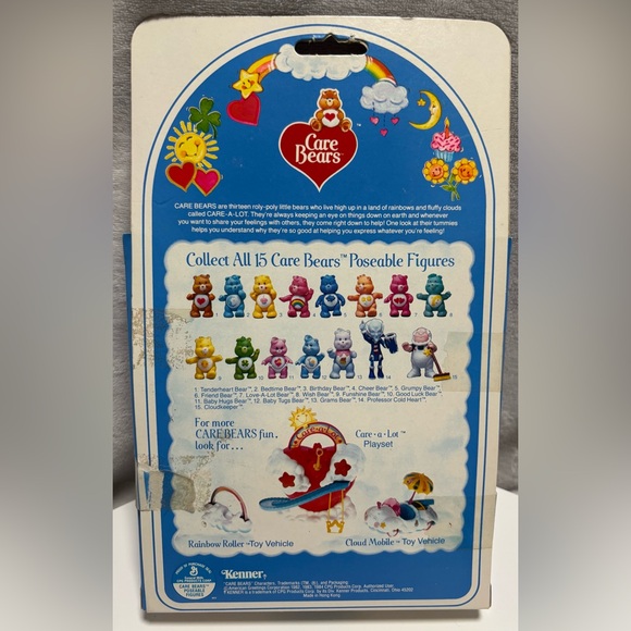 Care Bears The Cloudkeeper 1984 Kenner Vintage PVC Posable Figure - NIB - Picture 4 of 6
